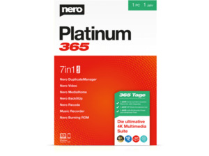 Nero Platinum 365 (nur Online) (Code in der Box) - [PC]