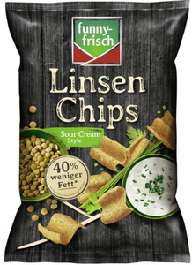 Funny Frisch Linsen Chips Sour Cream 90G