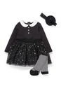 Bild 1 von C&A Baby-Halloween-Outfit-3 teilig-Glanz-Effekt, Schwarz, Größe: 62