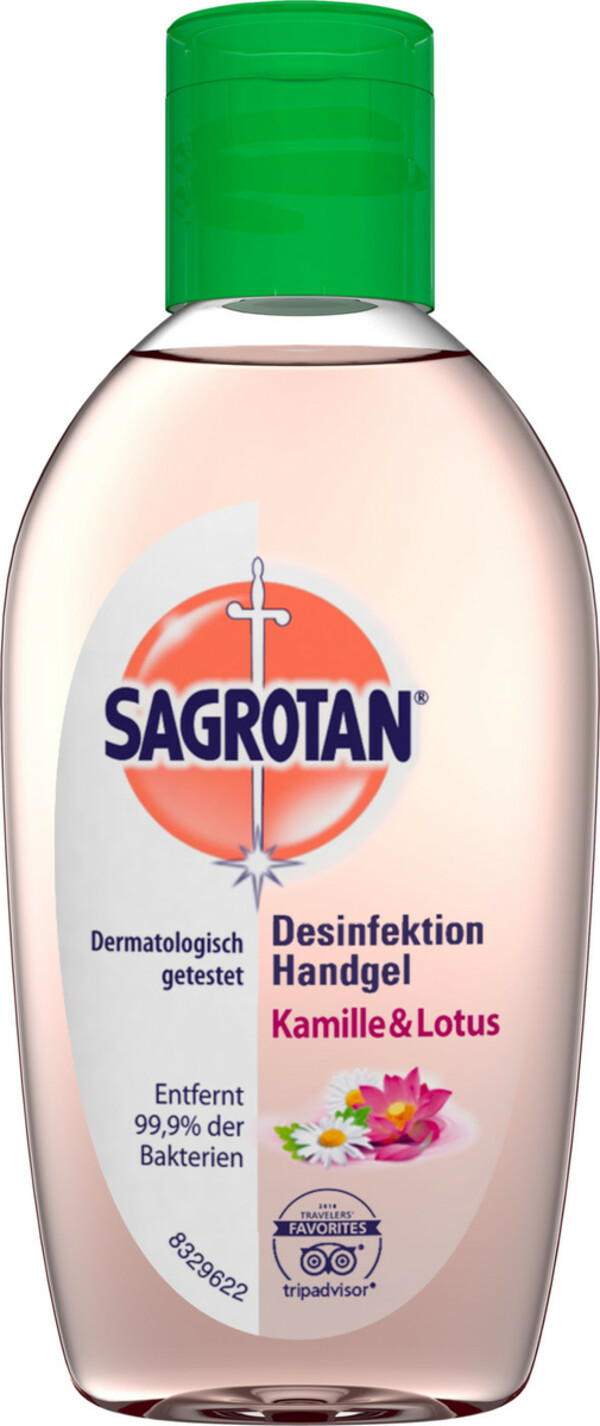 Bild 1 von Sagrotan Desinfektion Handgel Kamille & Lotus 50ML