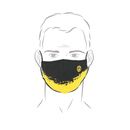 Bild 1 von BVB Mund-Nasen-Maske gelb/schwarz