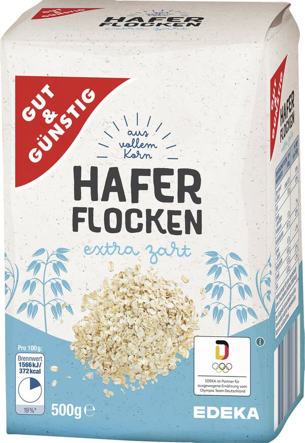 Bild 1 von Gut & Günstig Haferflocken extra zart 500G