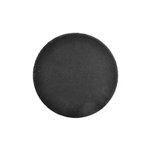 Schieferplatte rund, D:20cm, schwarz