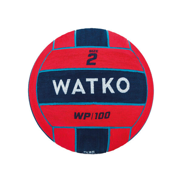 Bild 1 von Wasserball Water Polo WP100 Größe 2 rot/blau