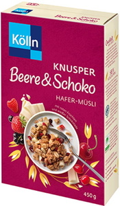 Kölln Knusper Beere & Schoko Hafer-Müsli 450G