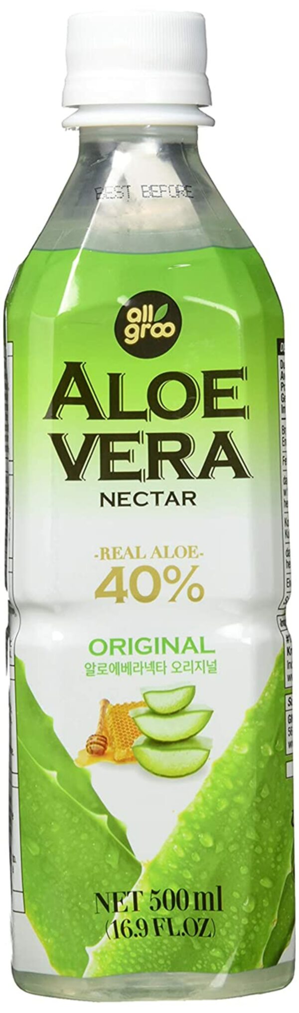 Bild 1 von Allgro Aloe Vera Drink pur 0,5l