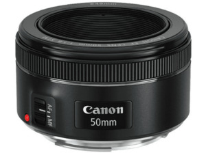 CANON 0570C005AA 50 mm Objektiv f/1.8 EF, STM, System: Canon, Schwarz