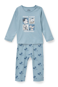 C&A Disney-Baby-Pyjama-Bio-Baumwolle-2 teilig, Blau, Größe: 62