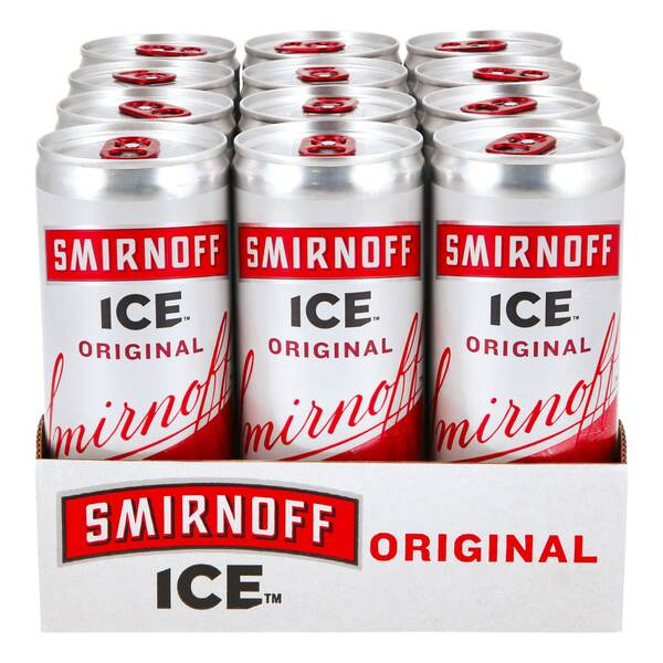 Bild 1 von Smirnoff Vodka Ice Mixgetränk 3,0 % vol 0,25 Liter Dose, 12er Pack