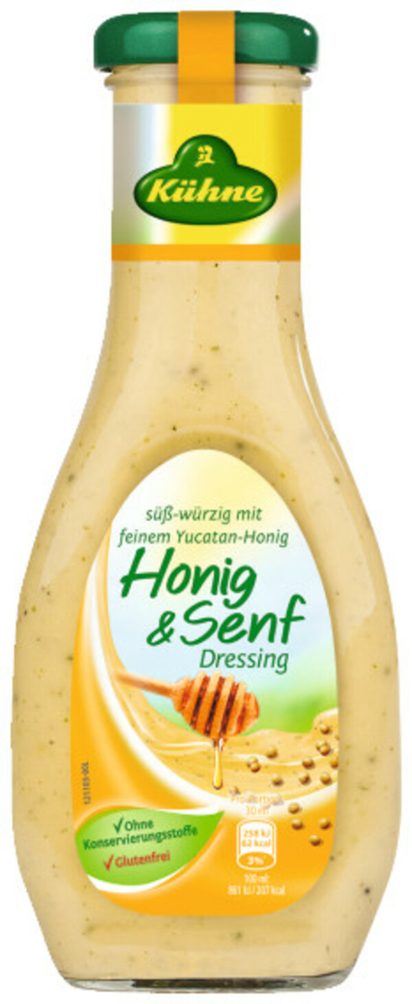 Bild 1 von Kühne Honig & Senf Dressing 250 g