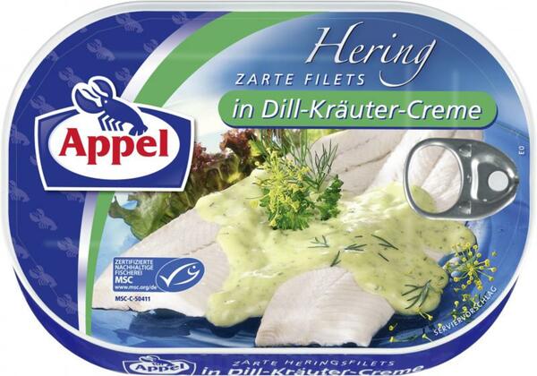 Bild 1 von Appel Heringsfilets in Dill-Kräuter-Creme