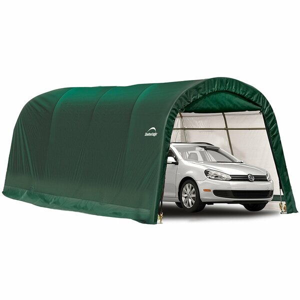 Bild 1 von ShelterLogic Garage-in-a-Box Round Top 18,3 m² Grün 610 cm x 300 cm x 240 cm