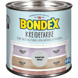 Bondex Kreidefarbe Sanftes Grau 500 ml