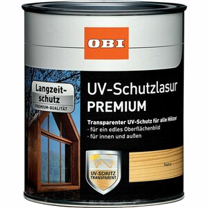 OBI UV-Schutzlasur Premium Natur 750 ml