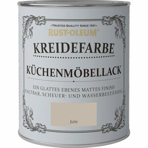 Rust-Oleum Kreidefarbe Küchenmöbellack Jute matt 750 ml