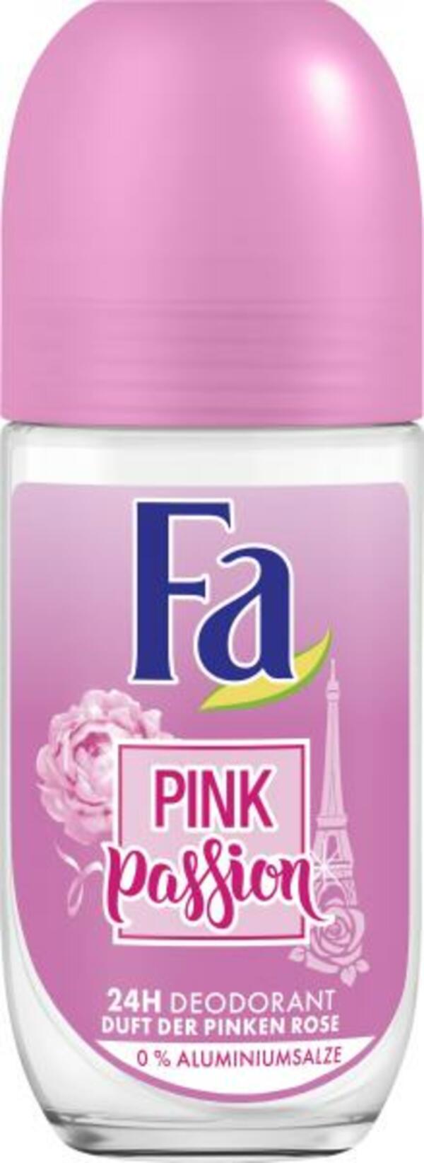 Bild 1 von Fa Pink Passion Roll-On Duft der pinken Rose