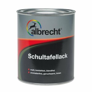 Albrecht Schultafellack Schwarz matt 375 ml