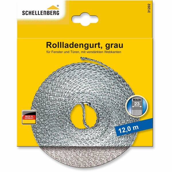 Bild 1 von Schellenberg Rollladengurt Maxi 23 mm 12 m Grau