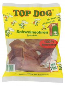 Top Dog Schweineohren getrocknet