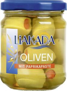 Liakada Oliven mit Paprikapaste