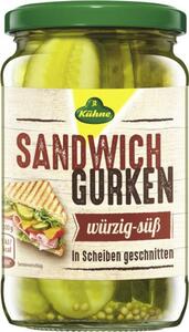 Kühne Sandwich Gurken würzig-süß