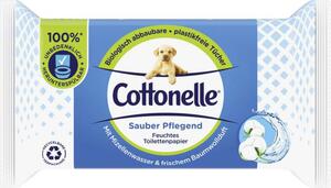 Cottonelle Feuchtes Toilettenpapier Sauber pflegend Mizellenwasser & frischer Baumwollduft