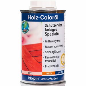 biopin Holz- Coloröl rot