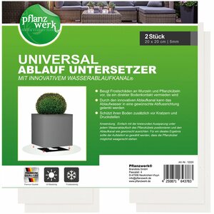 Pflanzwerk® Pflanzkübel Untersetzer 2er-Set