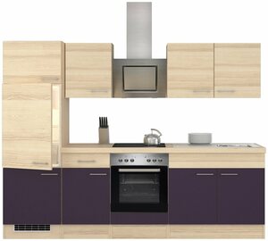 Flex-Well Küchenzeile »Portland«, mit E-Geräten, Breite 270 cm