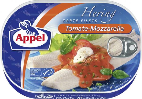 Bild 1 von Appel Heringsfilets Tomate-Mozzarella