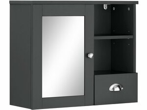 loft24 Badezimmerspiegelschrank »Kyle« mit Schublade, erhältlich in 2 Farbvarianten