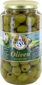 Royal del Sol Grüne Oliven ohne Stein