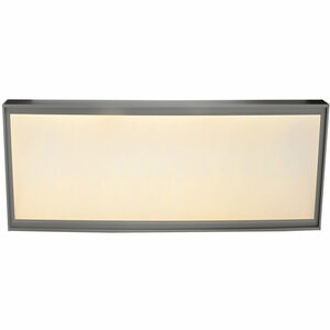 Näve LED-Panel zum Ein- oder Aufbau Panelta 59,5 x 29,5 cm Aluminium-Weiß EEK: A