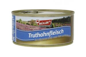 Müller's Truthahnfleisch im eigenen Saft
