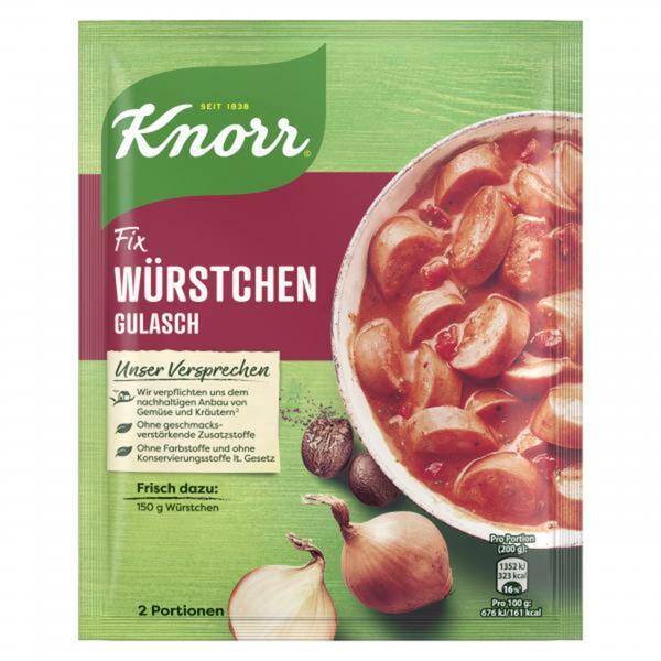 Bild 1 von Knorr Fix Würstchen Gulasch
