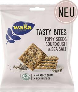 Wasa Tasty Bites Poppy Seeds Sourdough & Sea Salt