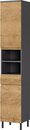 Bild 1 von GERMANIA Hochschrank »Scantic« Breite 34 cm, Badezimmerschrank, 2 Türen, 1 Schubkasten, 2 offene Fächer, Türdämpfer, verstellbare Einlegeböden, grifflose Optik, MDF-Fronten