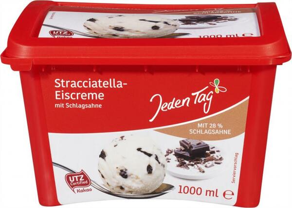 Bild 1 von Jeden Tag Stracciatella-Eiscreme