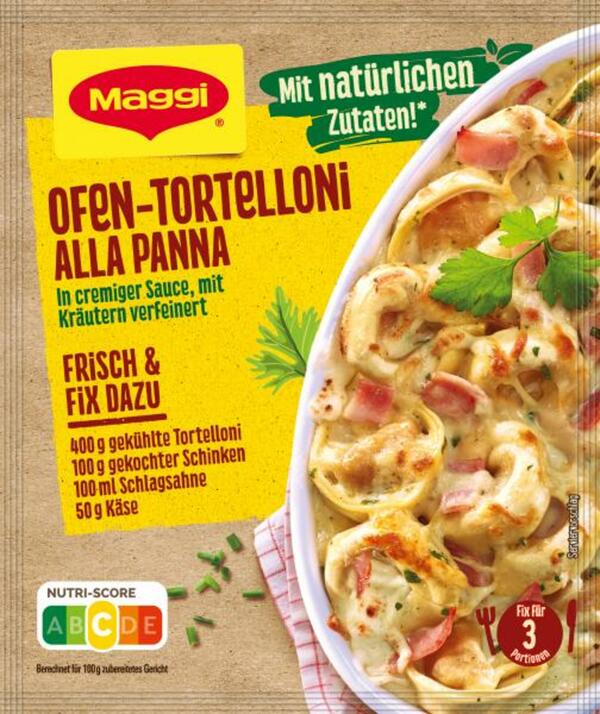 Bild 1 von Maggi Fix für Ofen-Tortelloni alla Panna