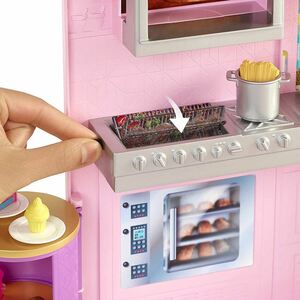Mattel Barbie Spielset Cook `n Grill Restaurant mit Puppe