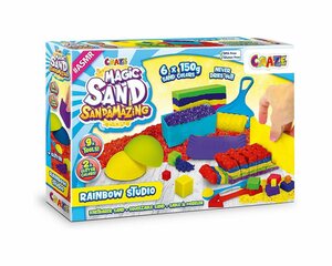CRAZE Spielsand »CRAZE MAGIC SAND - Sandamazing- Rainbow Studio«