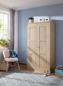 Home affaire Kleiderschrank »Clonmel« mit Einlegeboden und Kleiderstange hinter die Türen, in verschiedenen Farbvarianten erhältlich, Höhe 180 cm