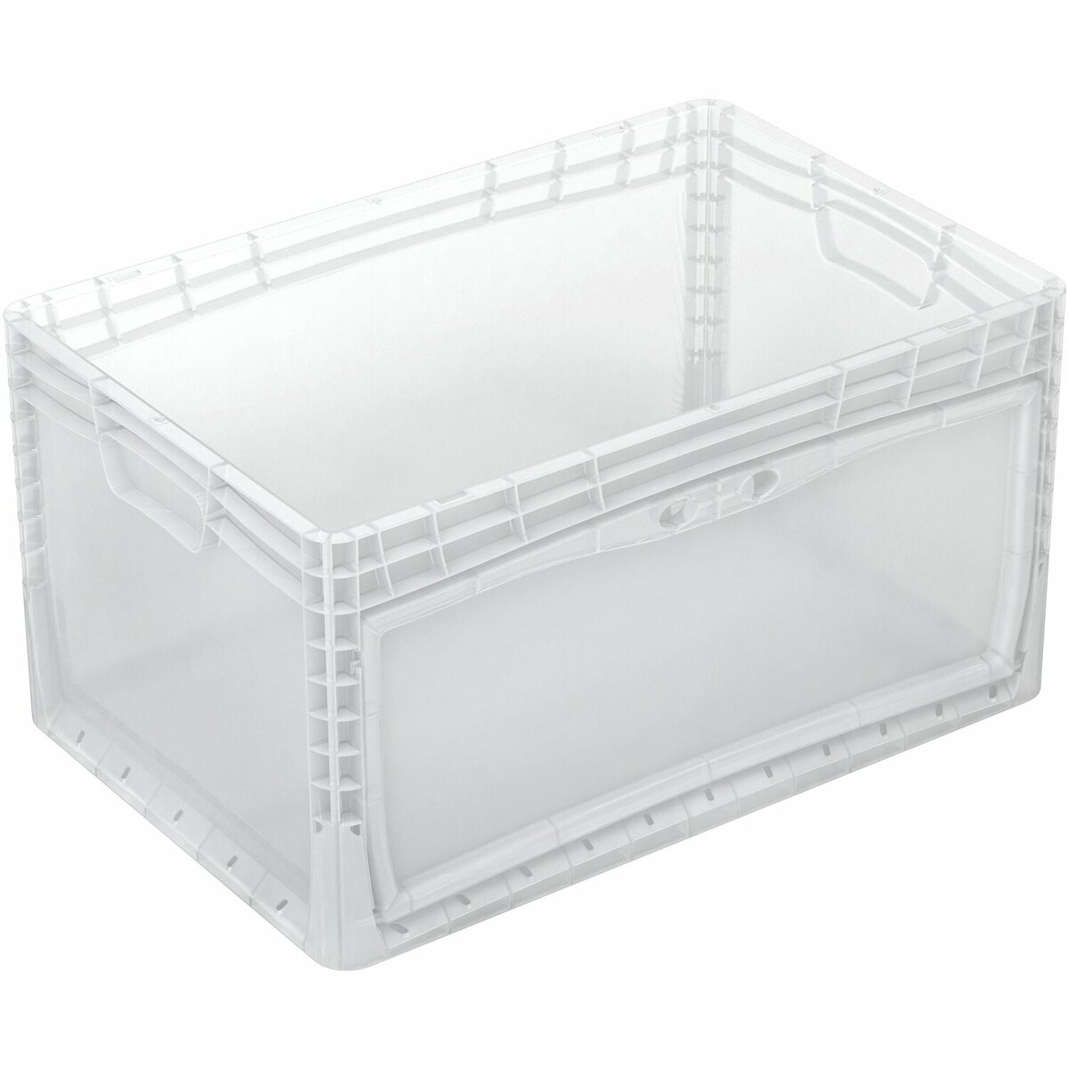 Bild 1 von OBI Eurobox-System Tauro Box Flap Side 60 x 40 x 32 cm Transparent