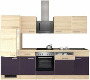 Flex-Well Küchenzeile »Portland«, mit E-Geräten, Breite 280 cm