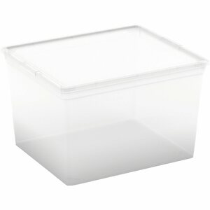 Aufbewahrungsbox C Cube mit Deckel Transparent