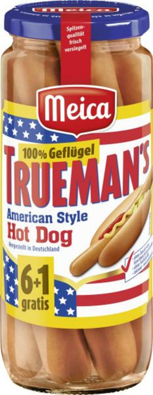 Bild 1 von Meica Trueman's American Style Hot Dog Geflügel