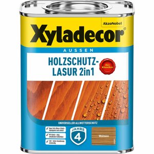Xyladecor Holzschutz-Lasur 2in1 Walnuss 750 ml