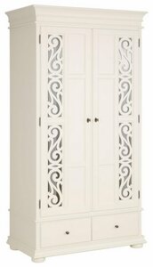 Premium collection by Home affaire Drehtürenschrank »Arabeske« aus teilmassivem Holz mit schönen Ornamenten auf den Türfronten