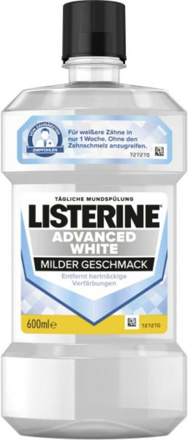 Bild 1 von Listerine Mundspülung Advanced White Milder Geschmack