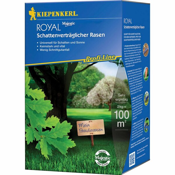 Bild 1 von Kiepenkerl Schattenverträglicher Rasen Profi-Line Royal 2 kg